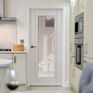 JB Kind Palomino White Primed Clear Glazed Internal Door additional 2