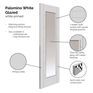 JB Kind Palomino White Primed Clear Glazed Internal Door additional 4