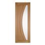JB Sicily Finished Oak Clear Glazed Internal Door additional 1