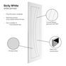 JB Sicily White Primed Internal Fire Door additional 4