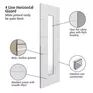 JB Kind 4 Line Moulded White Primed Glazed Internal Door additional 5