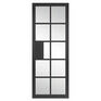 JB Kind Plaza Urban Industrial Black Clear Glazed Internal Door additional 1