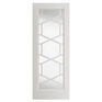 JB Kind 1 Light Quartz Geometric Pattern Glazed Internal Door additional 1