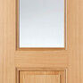 LPD Arnhem Pre-Finished Oak 1 Light Glazed Internal Door additional 1