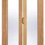 LPD Pattern 10 2 Light Glazed Unfinished Oak Bi-Fold Door additional 1