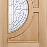 LPD Empress Unfinished Oak Glazed Front Door additional 1