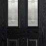 LPD Malton Pre-Finished Black Glazed Front Door additional 1