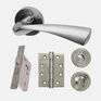LPD Pluto Chrome Door Handle Pack additional 2