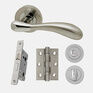 LPD Venus Chrome & Nickel Door Handle Pack additional 2