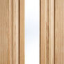 LPD Kilburn Unfinished Oak 1 Light Glazed Internal Door additional 1