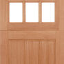 LPD Unfinished Hardwood 9 Light Glazed M&T Stable Door additional 1