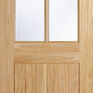 LPD Cottage-Style 4 Light Unfinished Oak Glazed Front Door additional 1