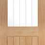 LPD Belize Unfinished Oak 1 Light Glazed Internal Door additional 1