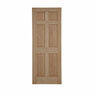 Door Giant Georgian-Style Unfinished Oak Veneered 6 Panel Internal Door additional 1