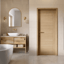LPD Carini 7 Panel Pre-Finished Contrast Oak Internal Door additional 2