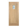 LPD Cottage-Style Glazed Unfinished Oak Front Door additional 1