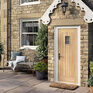 LPD Cottage-Style Glazed Unfinished Oak Front Door additional 3