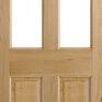 LPD Malton Unfinished Oak 2 Light Unglazed Front Door (1981 x 838) additional 1