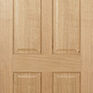 LPD Regency 4 Panel Unfinished Oak Internal Door additional 1