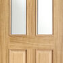 LPD Richmond RM2S Unfinished Oak Glazed Internal Door (Raised Edge Mouldings) additional 1