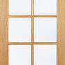 LPD SA Unfinished Oak 10 Light Glazed Internal Door additional 1