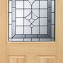LPD Winchester Unfinished Oak 1 Light Glazed Front Door additional 1