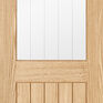 LPD Belize Pre-Finished Oak 1 Light Glazed Internal Door additional 1