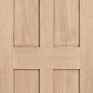 LPD London 4 Panel Pre-Finished Oak Internal Door additional 1