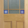 LPD Downham Unfinished Oak 9 Light Unglazed Internal Door additional 2