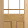 LPD Downham Unfinished Oak 9 Light Unglazed Internal Door additional 1
