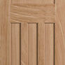 LPD DX 30s Style 4 Panel Unfinished Oak Solid Internal Door additional 1
