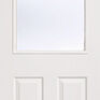 LPD Modern 2 Panel Moulded White Primed 1 Light Glazed Internal Door additional 1