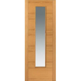 JB Kind Emral Real Oak 1 Light Glazed Internal Door