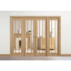 LPD Lincoln W8 Unfinished Oak Room Divider (2031mm x 2478mm) alternative