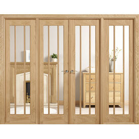 LPD Lincoln W8 Unfinished Oak Room Divider (2031mm x 2478mm)