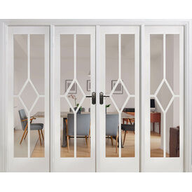 LPD Reims W8 White Primed Room Divider (2031mm x 2478mm)