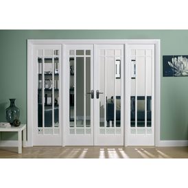 LPD Manhattan W8 White Primed Room Divider (2031mm x 2478mm) alternative