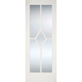 LPD Reims Classic White Primed 5 Light Glazed Internal Door
