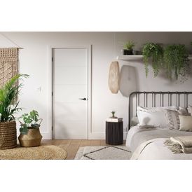 LPD Santandor Ladder-Style 5 Panel White Primed Internal Door alternative