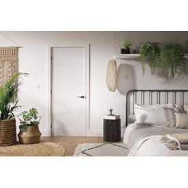 LPD Santandor White Primed FD30 Internal Fire Door alternative