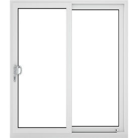 Crystal White uPVC Clear Glazed Sliding Patio Door (Left to Right)