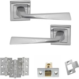 Atlantic California Satin Chrome Door Handle Pack alternative