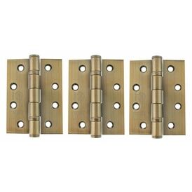 Atlantic 4 Inch Grade 13 Fire Rated Ball Bearing Hinge (Pack of 3)