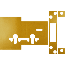 Atlantic Deadlock - Euro &amp; 5LK Intumescent Lock Kit FD30 0.8mm