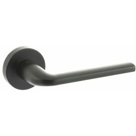 CleanTouch Anti-Bac Forme Milly Door Handle on Minimal Round Rose (Pair)