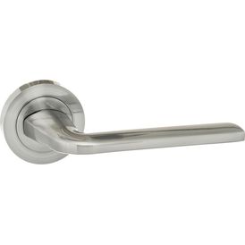 Eco Surf Aluminium Door Handle on Round Rose (Pair) alternative