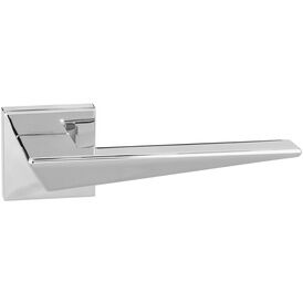 Forme Naxos Lever Door Handle on Square Rose (Pair)