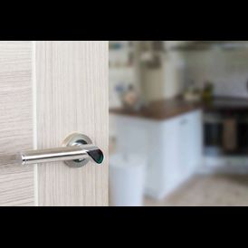 Mediterranean Tunis Satin Nickel/Polished Chrome Lever Door Handle (Pair) alternative