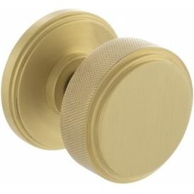 Millhouse Brass Harrison Solid Brass Knurled Mortice Knob (Pair) alternative