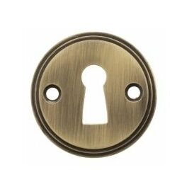 Millhouse Brass Solid Brass Open Key Hole Escutcheon (Pair)